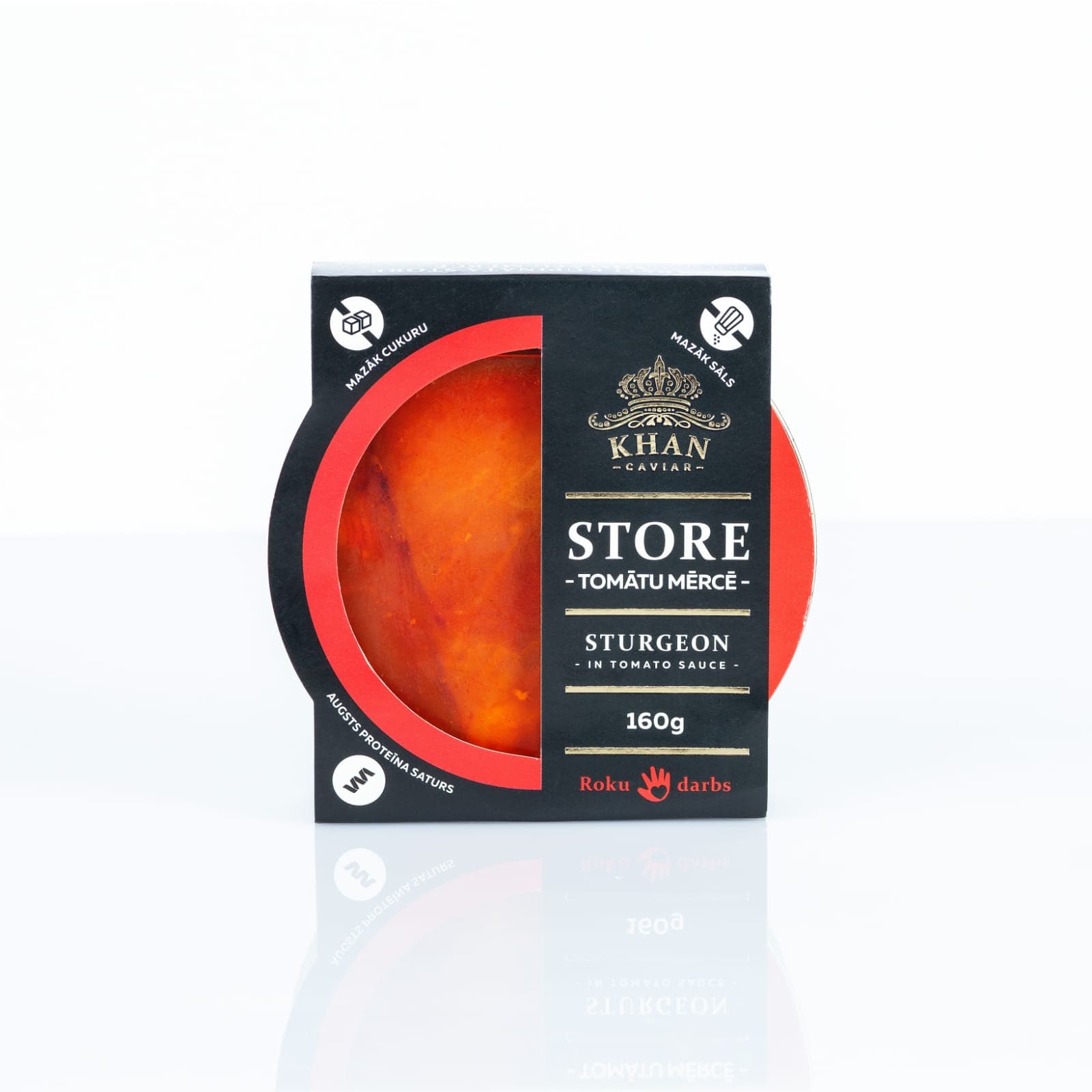 Hot Smoked Sturgeon in Tomato Sauce