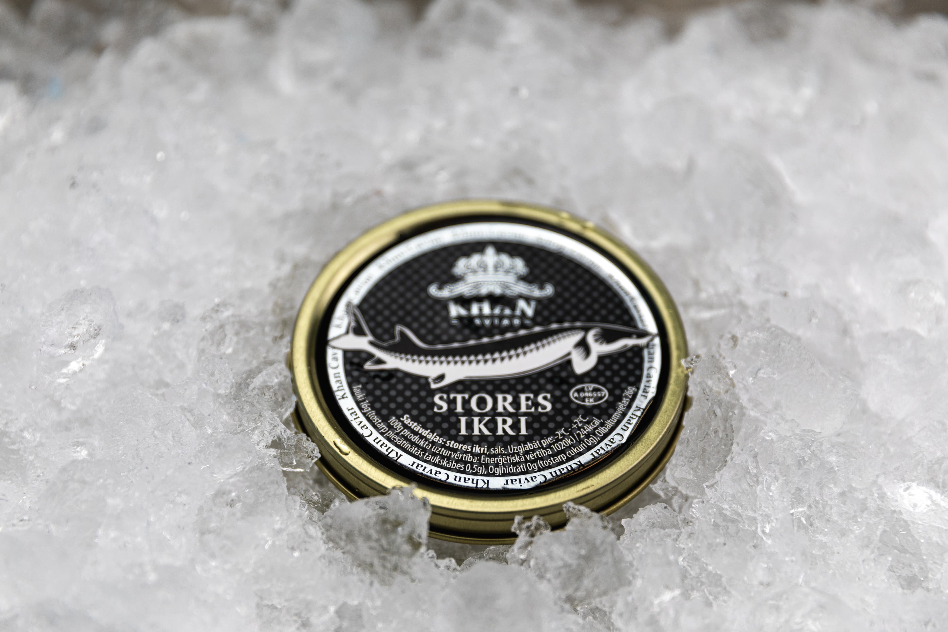 Siberian
Sturgeon Caviar (Acipenser Baerii)