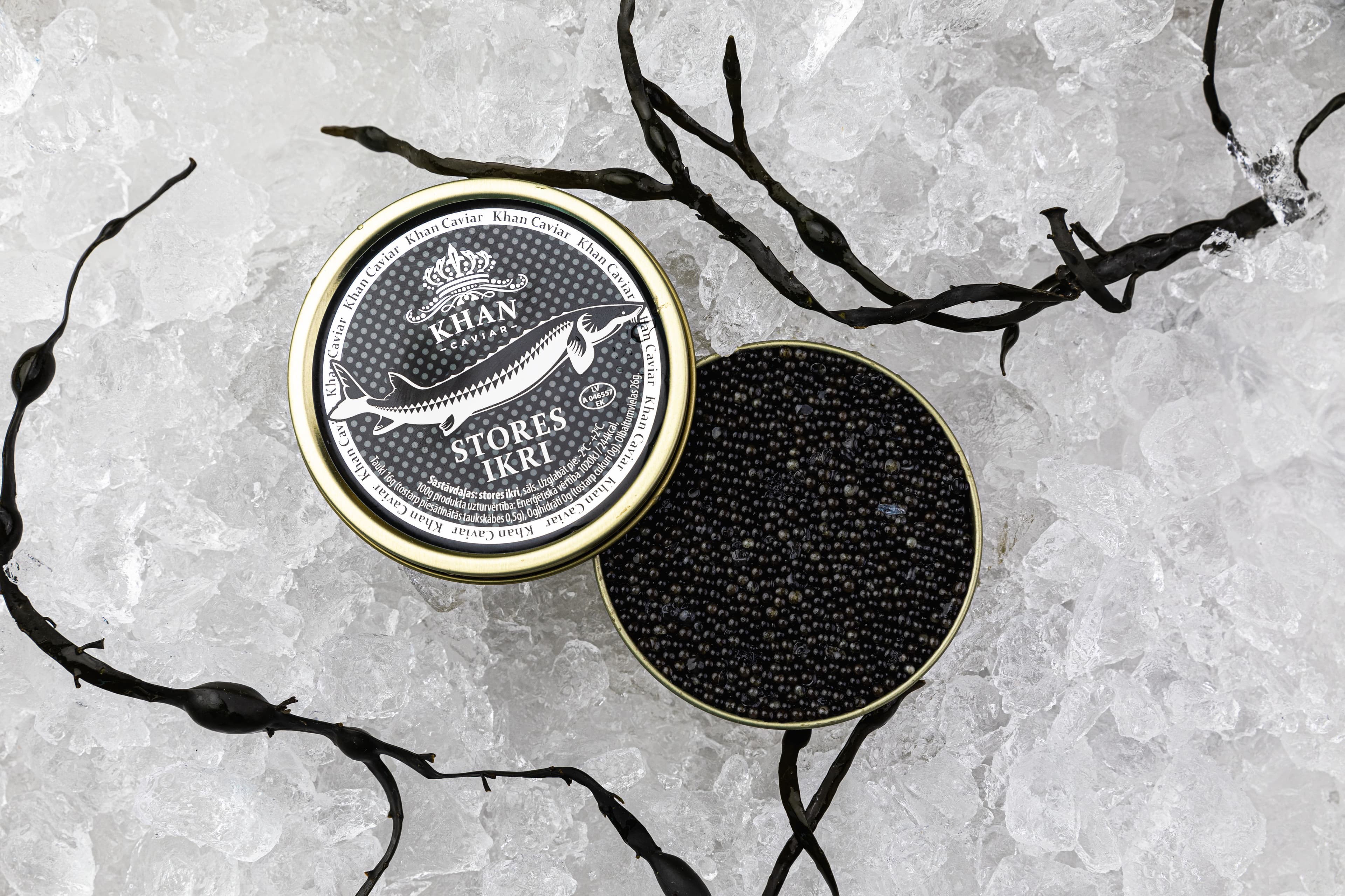 Siberian
Sturgeon Caviar (Acipenser Baerii)