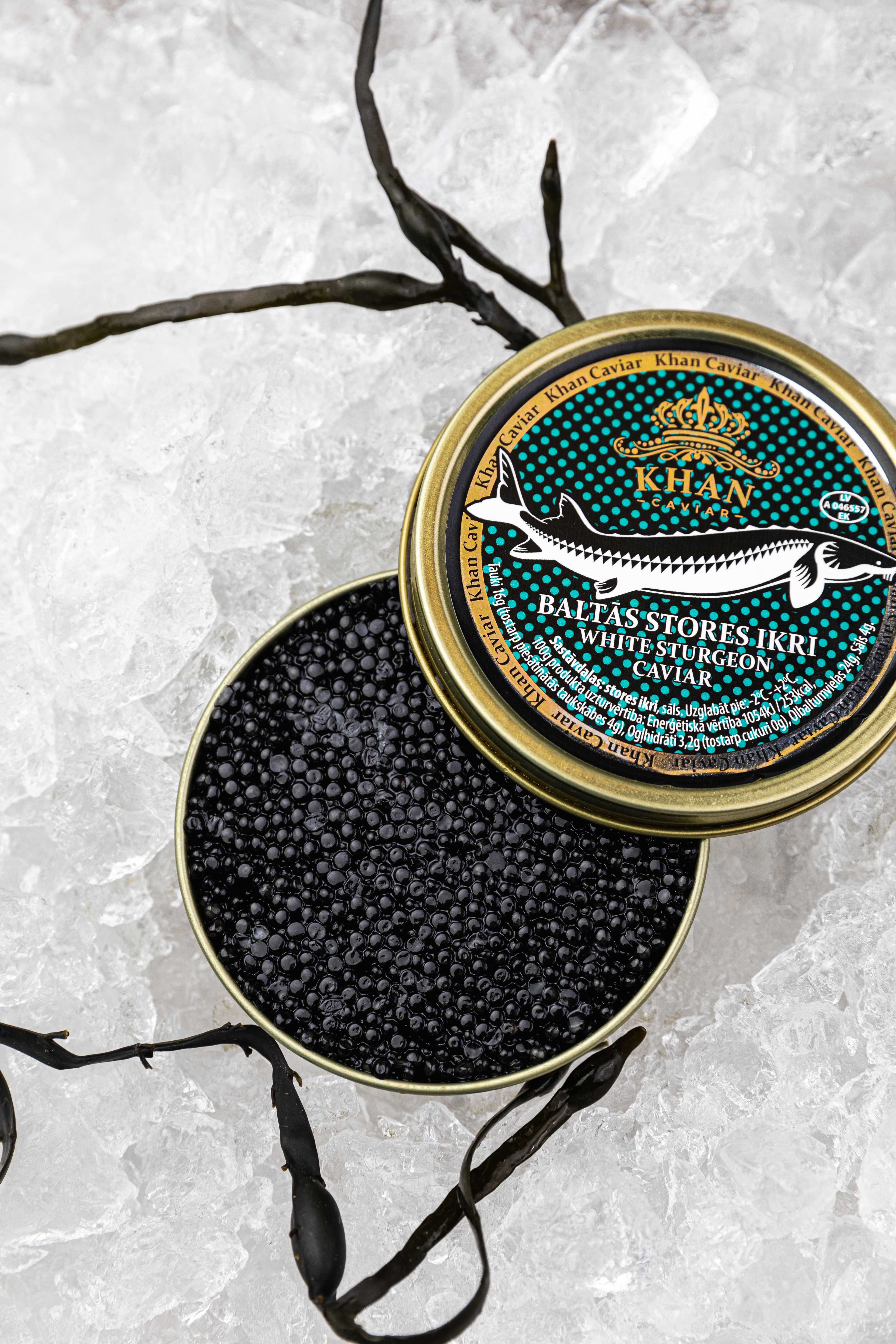 White Sturgeon Caviar (Acipenser Trasmontanus)