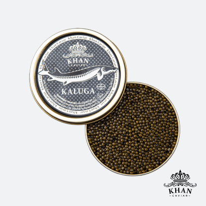 Black caviar product presentation