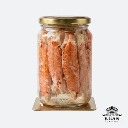 Canned crab product presentation
